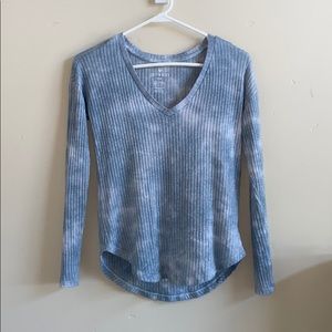 Tie dye American eagle long sleeve top!